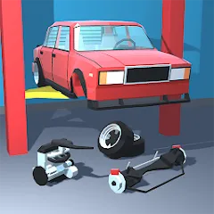 Взлом Retro Garage - Car Mechanic  [МОД Бесконечные деньги] - полная версия apk на Андроид