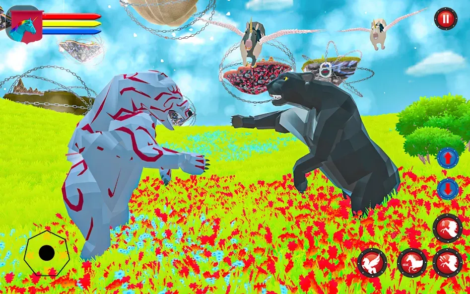 Flying Unicorn Pegasus Games  [МОД Бесконечные монеты] Screenshot 4