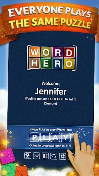 WordHero : word finding game (ВордХиро)  [МОД Много денег] Screenshot 2