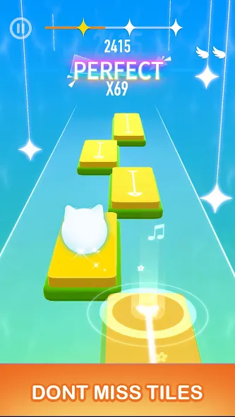 Dancing Cats - Cute Music Game (Дансинг Кэтс)  [МОД Меню] Screenshot 2