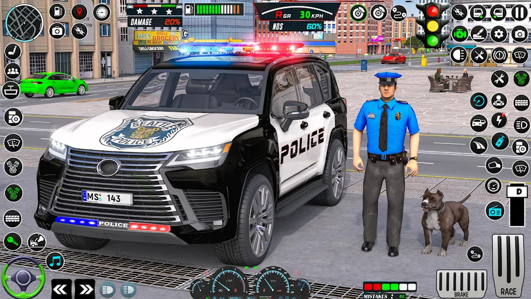 US Police Car Parking - King  [МОД Unlimited Money] Screenshot 1