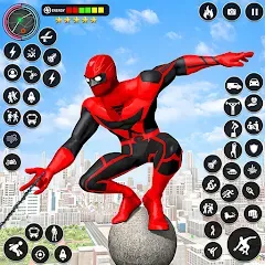 Скачать взлом Spider Rope Games - Crime Hero  [МОД Mega Pack] - последняя версия apk на Андроид