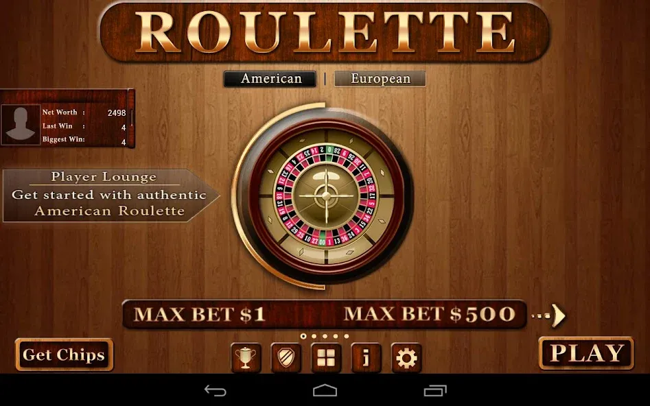 Roulette - Casino Style! (Рулетка)  [МОД Бесконечные монеты] Screenshot 4