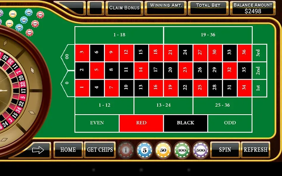 Roulette - Casino Style! (Рулетка)  [МОД Бесконечные монеты] Screenshot 5