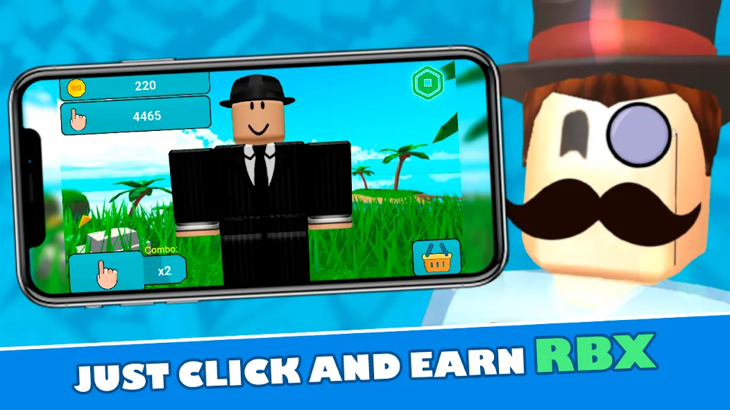 RoClicker - Robux (РоКликер)  [МОД Бесконечные деньги] Screenshot 1