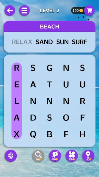 World of Word Search  [МОД Бесконечные монеты] Screenshot 1