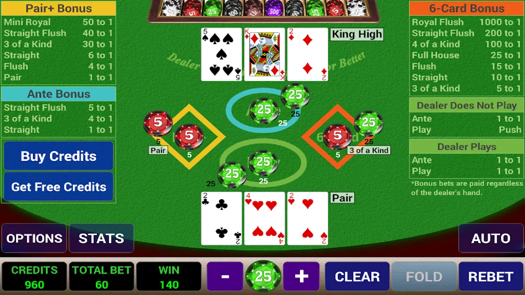 Ace 3-Card Poker (эйс 3)  [МОД Все открыто] Screenshot 3