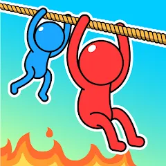 Взломанная Rope Puzzle (Роуп Паззл)  [МОД Все открыто] - последняя версия apk на Андроид