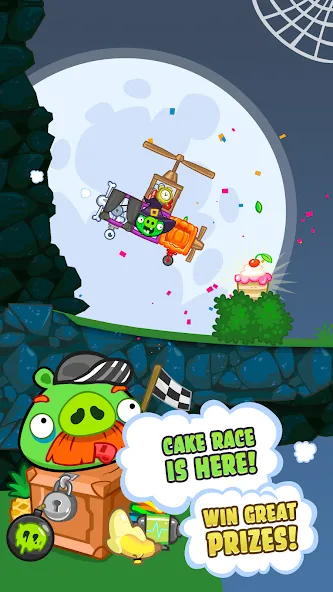 Bad Piggies (Бэд Пиггиз)  [МОД Все открыто] Screenshot 2