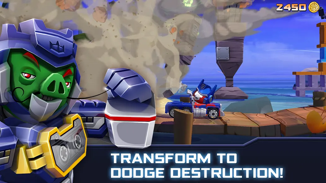 Angry Birds Transformers (Энгри Брдс Трансформеры)  [МОД Бесконечные деньги] Screenshot 4