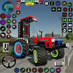 Скачать взломанную Indian Tractor Farming Games  [МОД Unlimited Money] - полная версия apk на Андроид