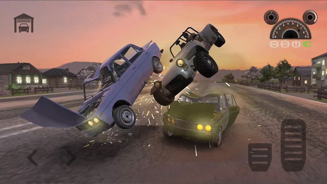 Car Crash Racing - Russia (Кар Краш Рейсинг)  [МОД Unlocked] Screenshot 1