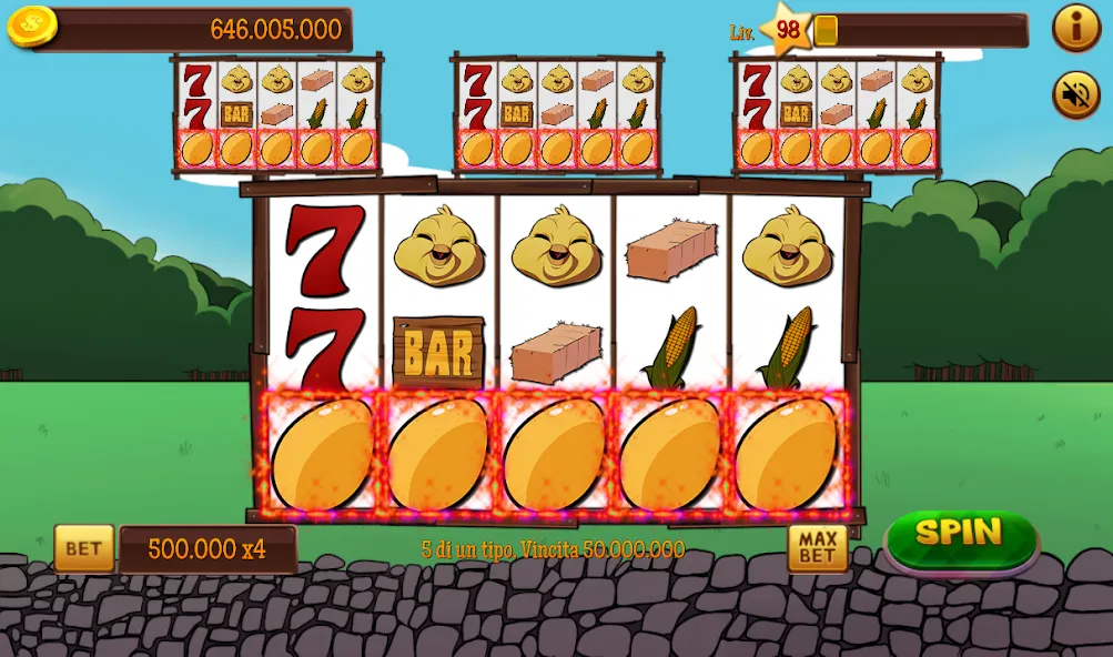 Slot Gallina 4 (Слот Галлина 4)  [МОД Unlimited Money] Screenshot 1