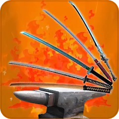 Взломанная Katana Collection : blacksmith  [МОД Меню] - последняя версия apk на Андроид