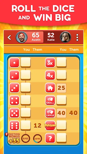 YAHTZEE With Buddies Dice Game (ЯХТЗИ с друзьями)  [МОД Unlocked] Screenshot 1