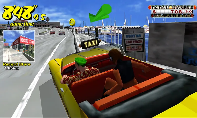 Crazy Taxi Classic (Крейзи Такси Классик)  [МОД Unlocked] Screenshot 2