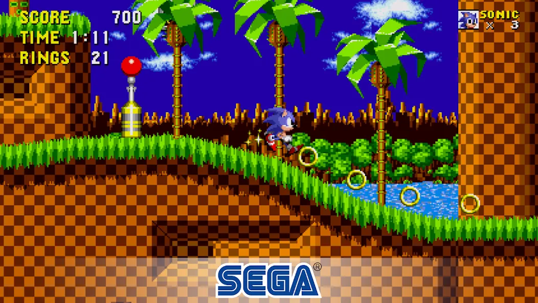 Sonic the Hedgehog™ Classic (Соник Зе Хеджхог Классик)  [МОД Unlimited Money] Screenshot 1