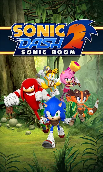 Sonic Dash 2: Sonic Boom Run (Соник Дэш 2)  [МОД Много монет] Screenshot 1