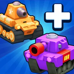 Скачать взлом Merge Tanks - Battle Game (Мердж Танкс)  [МОД Menu] - стабильная версия apk на Андроид