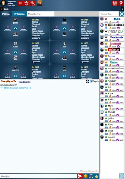 SevgiOkey.Com - Okey Oyna  [МОД Unlocked] Screenshot 3