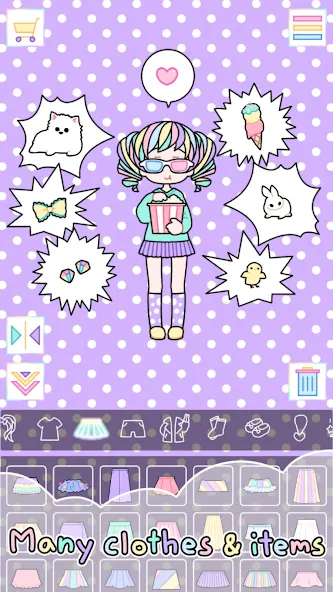 Pastel Girl : Dress Up Game  [МОД Mega Pack] Screenshot 5