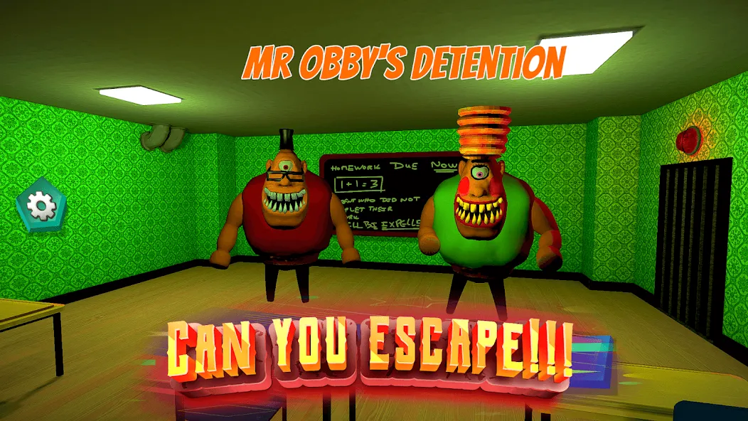 Mr Obby's Detention  [МОД Unlocked] Screenshot 1