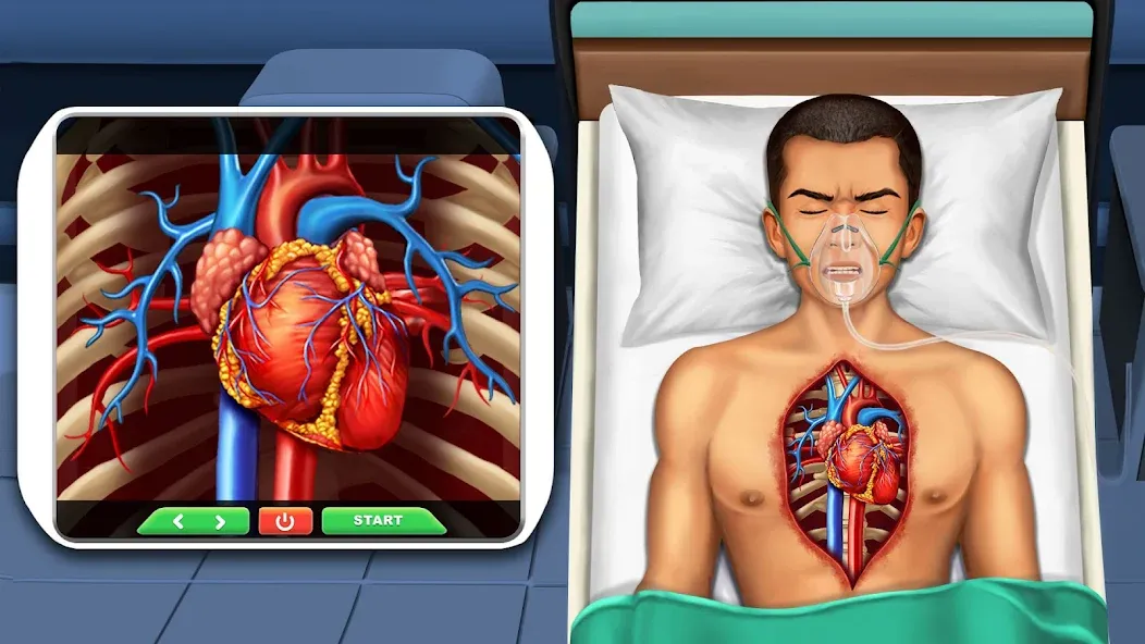 Surgery Simulator Doctor Game  [МОД Бесконечные деньги] Screenshot 3