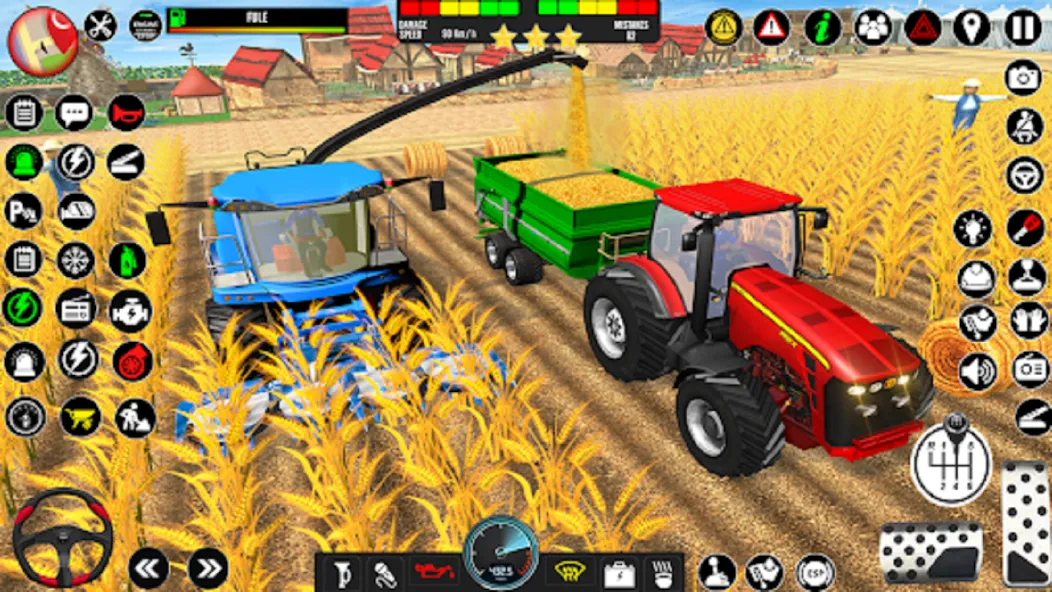 Indian Tractor Driving Game 3D (Фарминг Геймс)  [МОД Много денег] Screenshot 3