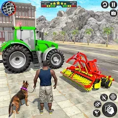 Взломанная Indian Tractor Driving Game 3D (Фарминг Геймс)  [МОД Много денег] - стабильная версия apk на Андроид