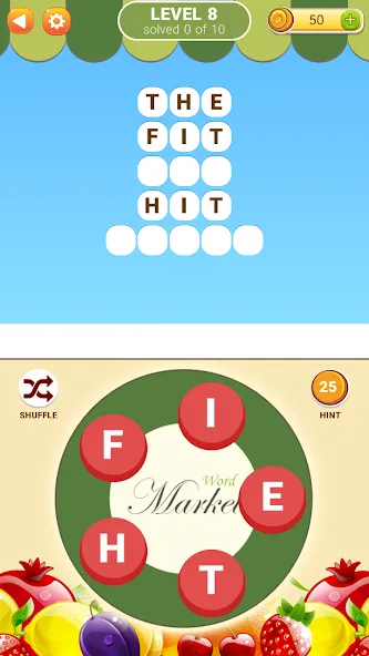 Word Market 2  [МОД Бесконечные монеты] Screenshot 2