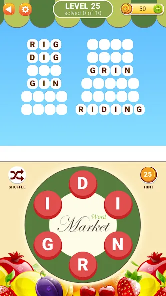 Word Market 2  [МОД Бесконечные монеты] Screenshot 3