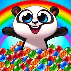 Взломанная Bubble Shooter: Panda Pop! (Панда Поп)  [МОД Бесконечные монеты] - полная версия apk на Андроид