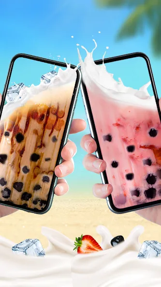 Boba recipe: Drink bubble tea (Рецепт бобы)  [МОД Бесконечные монеты] Screenshot 1