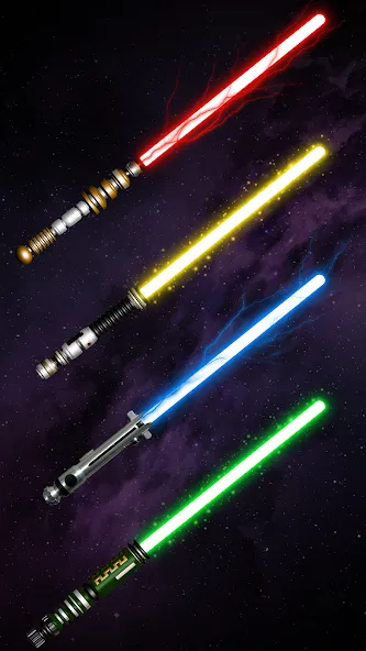 Lightsaber Gun Simulator  [МОД Много монет] Screenshot 1