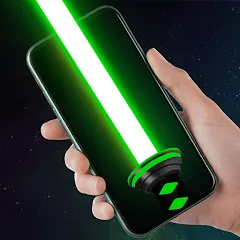 Взлом Lightsaber Gun Simulator  [МОД Много монет] - полная версия apk на Андроид