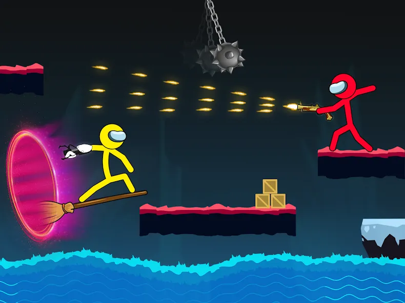 Stick-man Fighting Games  [МОД Все открыто] Screenshot 2