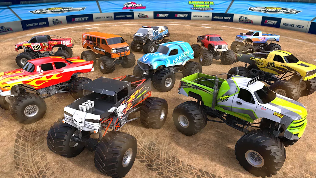 4x4 Monster Truck Racing Games (Монстр Трак Гонки игры)  [МОД Unlimited Money] Screenshot 3