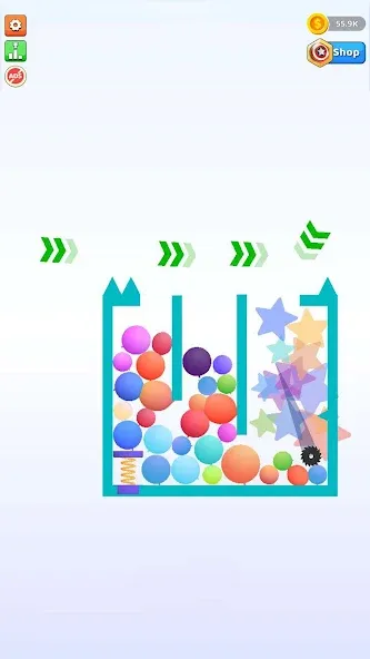 Bounce and pop - Puff Balloon  [МОД Все открыто] Screenshot 2