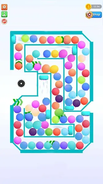 Bounce and pop - Puff Balloon  [МОД Все открыто] Screenshot 3