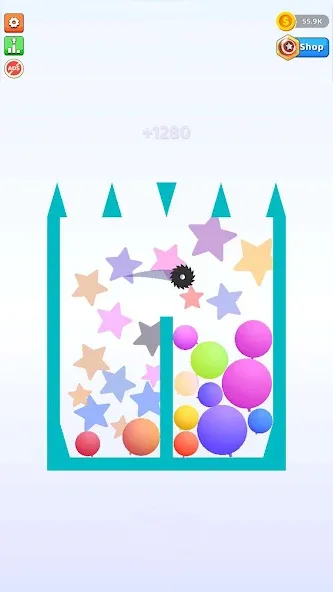 Bounce and pop - Puff Balloon  [МОД Все открыто] Screenshot 5