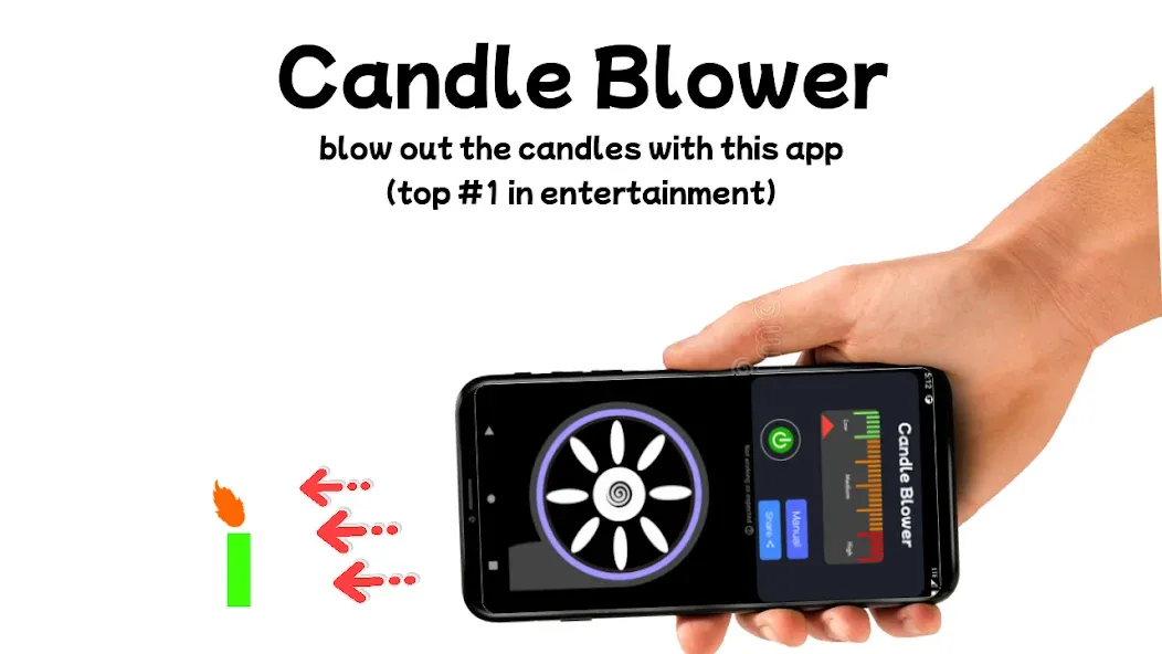 Blower - Candle Blower Lite (Блоуэр)  [МОД Бесконечные монеты] Screenshot 1