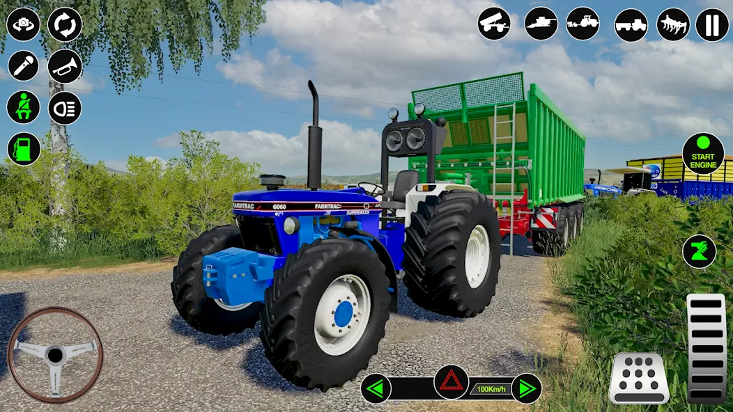 Farming Tractor Simulator Game  [МОД Меню] Screenshot 3