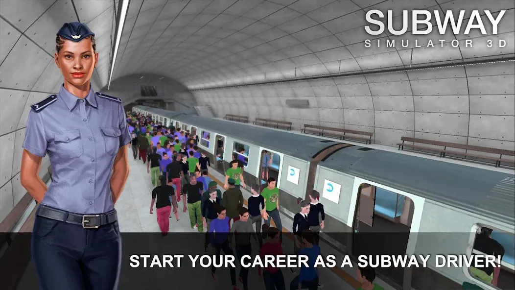 Subway Simulator 3D  [МОД Много монет] Screenshot 1