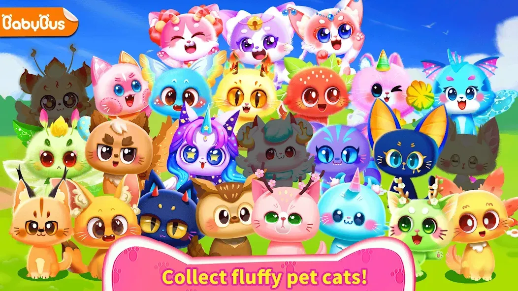 Little Panda's Cat Game  [МОД Много монет] Screenshot 1