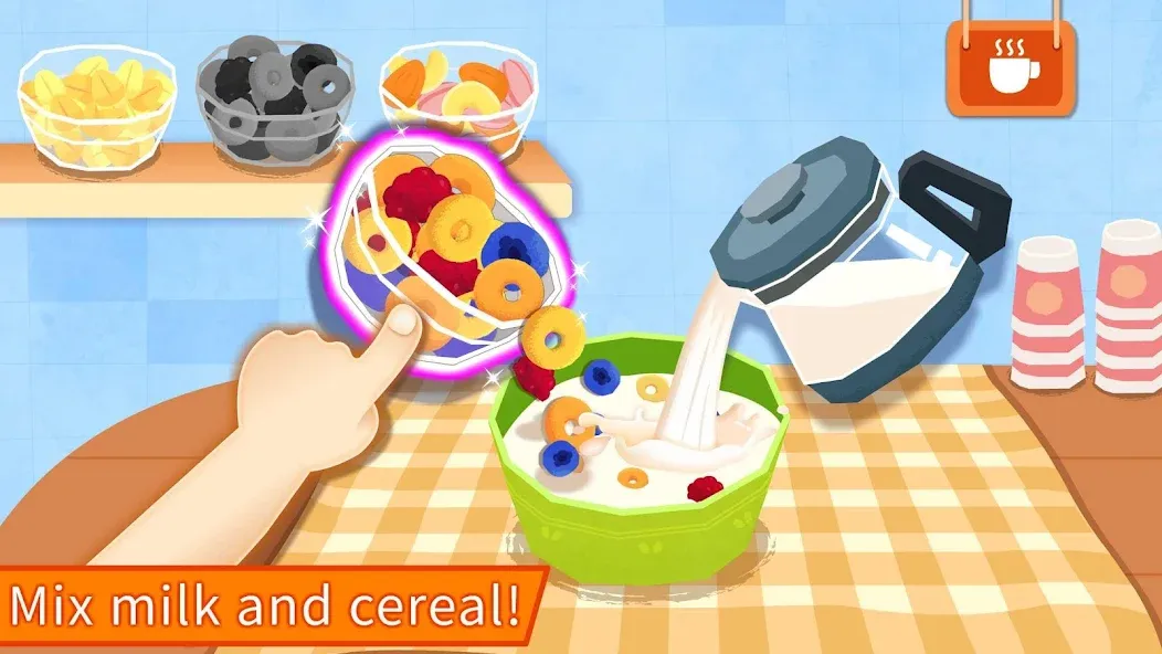 Baby Panda's Breakfast Cooking  [МОД Все открыто] Screenshot 2