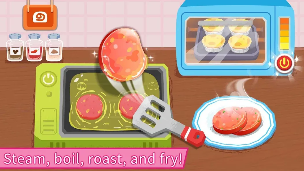 Baby Panda's Breakfast Cooking  [МОД Все открыто] Screenshot 3