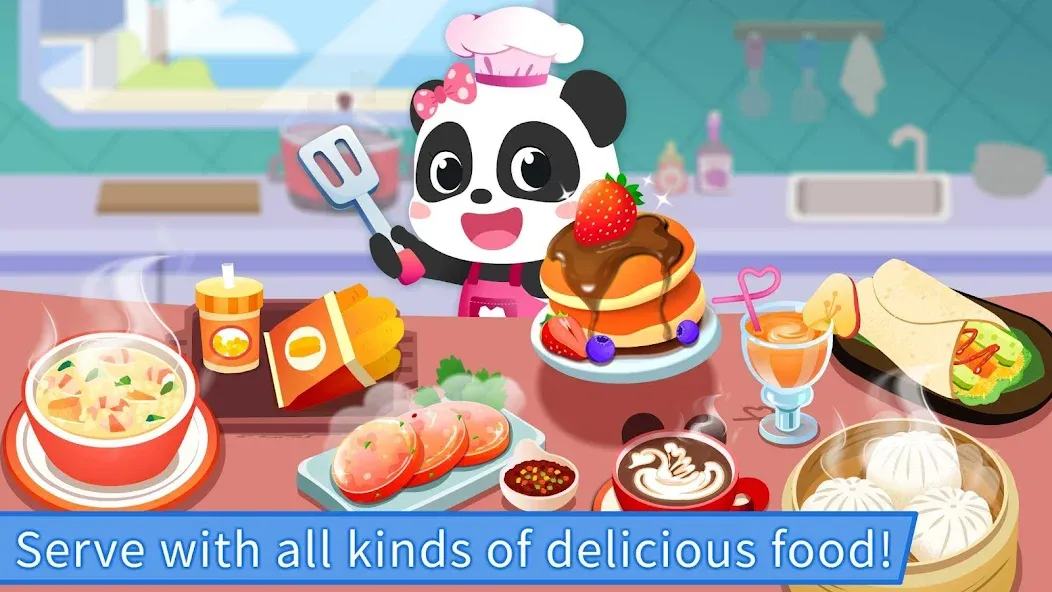 Baby Panda's Breakfast Cooking  [МОД Все открыто] Screenshot 5