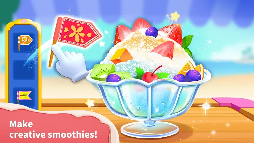 Baby Panda’s Ice Cream Shop  [МОД Много денег] Screenshot 4