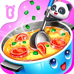 Взломанная Baby Panda's Kitchen Party  [МОД Mega Pack] - стабильная версия apk на Андроид