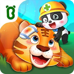 Скачать взломанную Baby Panda: Care for animals  [МОД Mega Pack] - последняя версия apk на Андроид